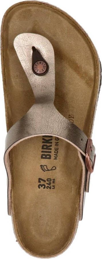 Birkenstock Gizeh Dames Slippers Graceful Taupe Regular fit | Taupe | Imitatieleer - Foto 7