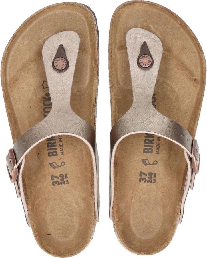 ontspannen Ontwarren ventilatie Birkenstock Gizeh Dames Slippers Graceful Taupe Regular fit | Taupe |  Imitatieleer - Schoenen.nl