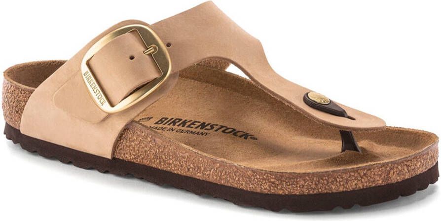 Birkenstock Gizeh Big Buckle Nubuck Leather Regular