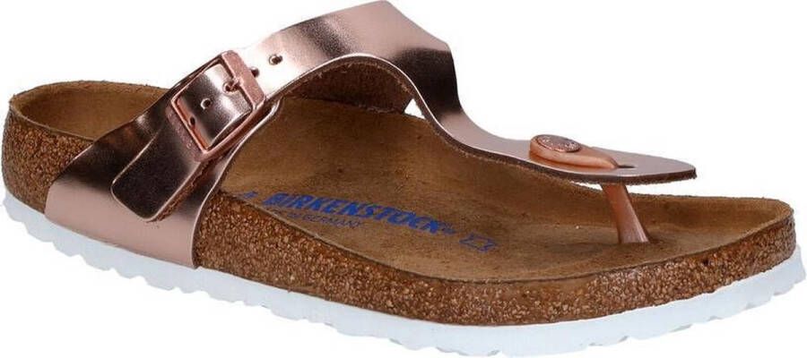 Birkenstock Gizeh Bronzen Teenslippers Dames