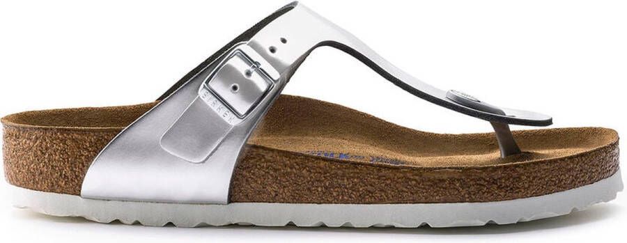 Birkenstock Gizeh BS Metallic Damesandaal Grijs Dames - Foto 2