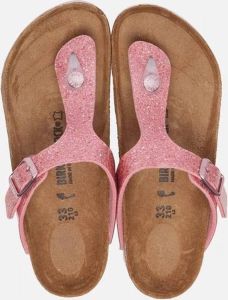 Birkenstock Gizeh Cosmic Sparkle slippers roze