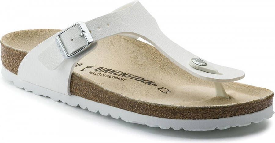 Birkenstock Gizeh norHeren vrouwelijke Birko Flor White Wit Dames - Foto 7