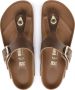 Birkenstock Gizeh Dames Slippers Big Buckle Cognac Leer Narrow-fit - Thumbnail 1