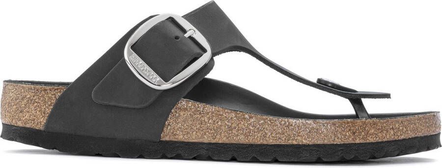 Birkenstock Gizeh Dames Slippers Black Regular-fit