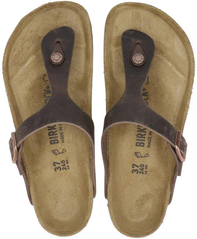 Birkenstock Gizeh FL Sandalen Regular beige bruin - Foto 2