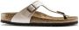 Birkenstock Gizeh Dames Slippers Graceful Pearl White Narrow-fit Wit Imitatieleer - Thumbnail 1