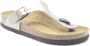 Birkenstock Gizeh Dames Slippers Graceful Taupe Narrow fit | Taupe | Imitatieleer - Thumbnail 1