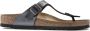 Birkenstock Gizeh Dames Slippers Metallic Black Regular fit | Zwart | Imitatieleer - Thumbnail 1