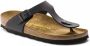 BIRKENSTOCK Teenslippers Gizeh Maat: 39 Materiaal: Leatherlook Kleur: Zwart - Thumbnail 3