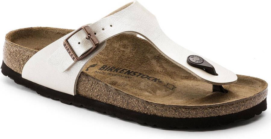 Birkenstock Gizeh Dames Slippers Small fit White