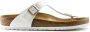 Birkenstock Gizeh Dames Slippers White Patent Narrow fit | Wit | Imitatieleer - Thumbnail 1