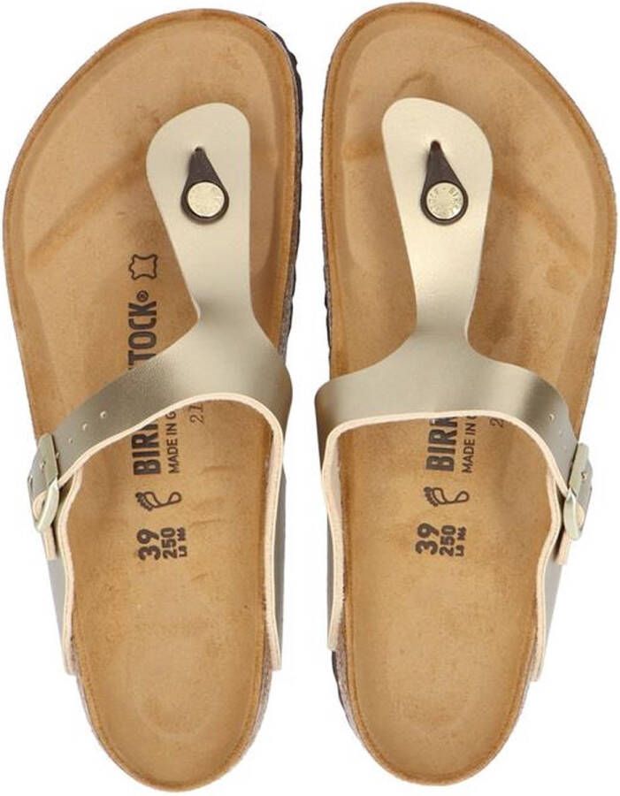 Birkenstock Stijlvolle Dames Gesp Flip Flops Geel Dames