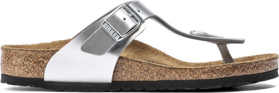 Birkenstock Slippers Gizeh Kids Elektrisch Metallic Streetwear Kind