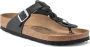 Birkenstock Klapki damskie Gizeh Braided 1021349 Zwart Dames - Thumbnail 7