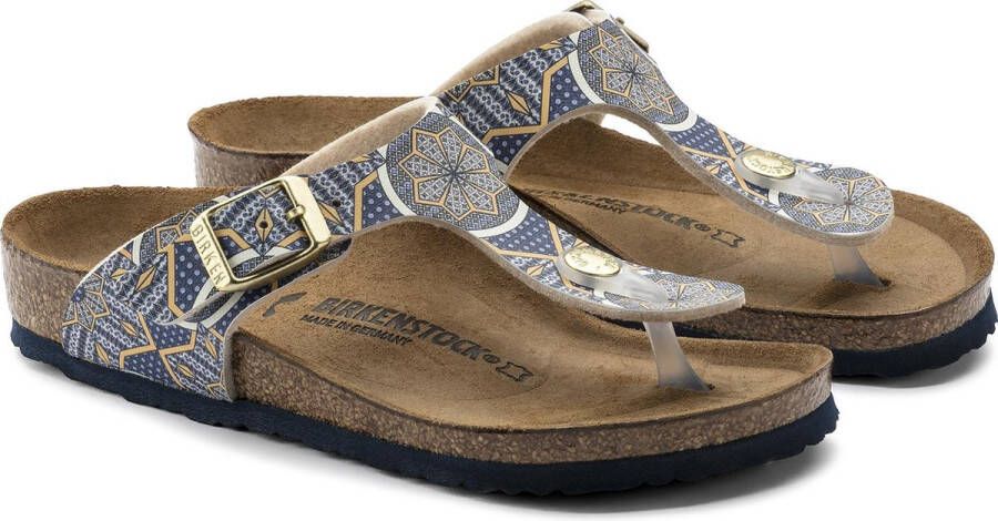 Birkenstock Gizeh oriental mosaic narrow sandalen meisjes(S )