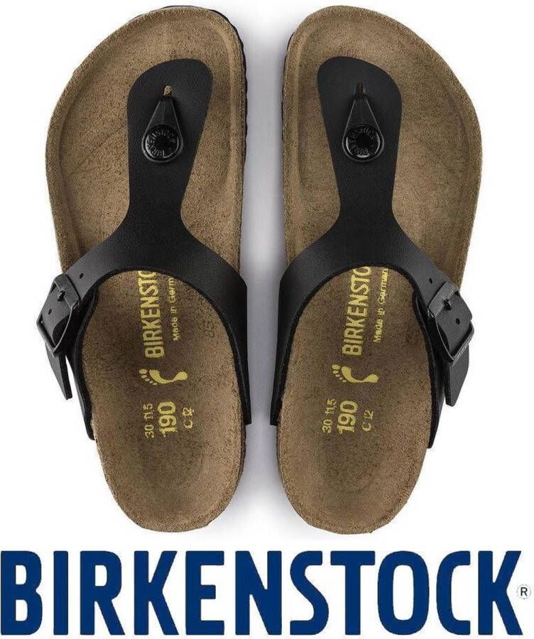 BIRKENSTOCK Teenslippers Gizeh Maat: 37 Materiaal: Leatherlook Kleur: Zwart - Foto 7