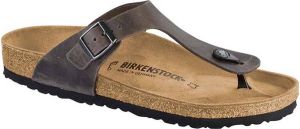 Birkenstock Gizeh Slippers Iron Regular fit | Grijs | Nubuck