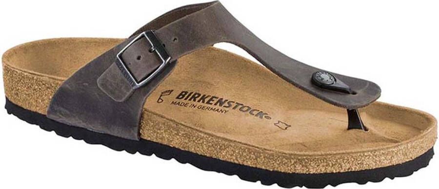 Birkenstock Gizeh Slippers Iron Regular fit | Grijs | Nubuck - Foto 1