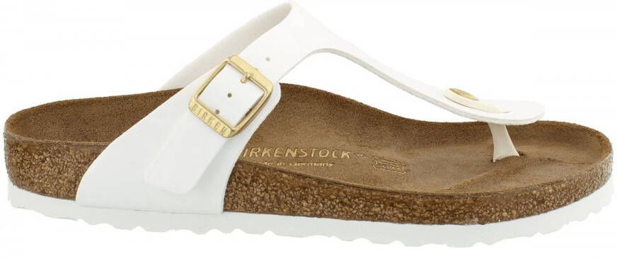 Birkenstock Gizeh slippers Vrouwen Wit Lak