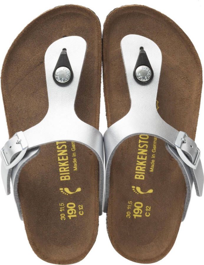Birkenstock Gizeh Kids Slippers Hologram Silver Regular fit | Zilver | Imitatieleer - Foto 8