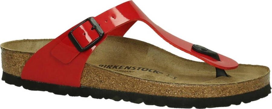 Birkenstock Gizeh Sportieve slippers Dames Rood Tango Red Patent BF