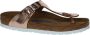 Birkenstock Gizeh Nl Wb Womens Metallic Copper Schoenmaat 36 Slides 1005048 - Thumbnail 8