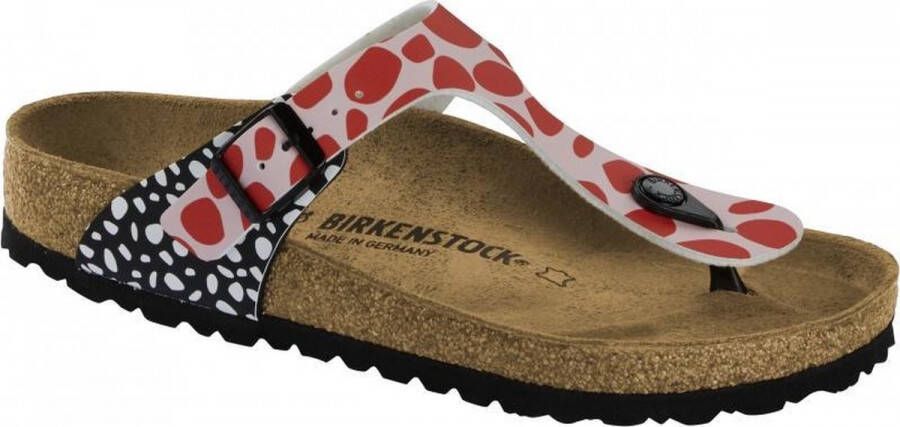 Birkenstock Gizeh Two Tone Dots Pink Red Regular