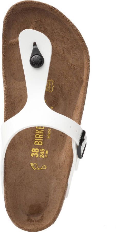 Birkenstock Gizeh white patent regular