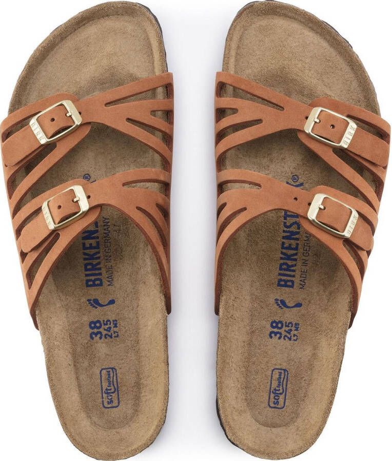 Birkenstock Granada Soft sandalen cognac