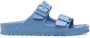 Birkenstock Dubbele gesp rubberen sandalen lichtgewicht Blue Heren - Thumbnail 1