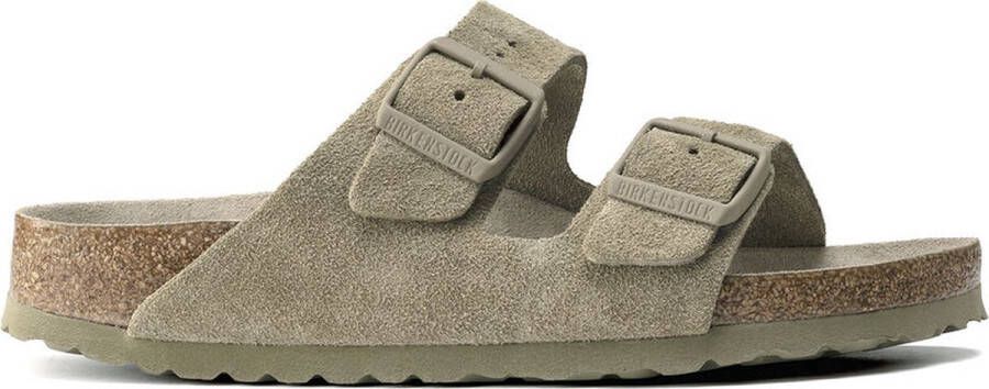 Birkenstock Arizona Sfb Vl Faded Khaki Schoenmaat 41 Slides & sandalen 1019045