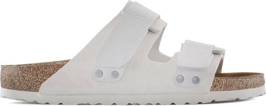 Birkenstock Heren Uji Nubuck Suede Antique White Antique White