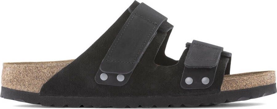 Birkenstock Heren Uji Nubuck Suede Black