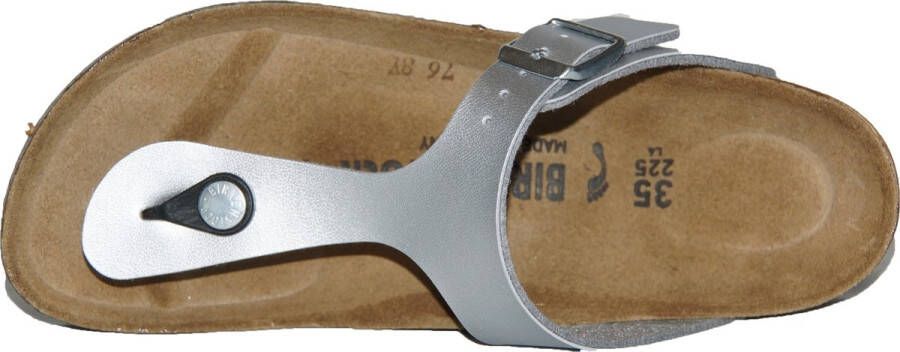 Birkenstock Gizeh Kids Slippers Hologram Silver Regular fit | Zilver | Imitatieleer - Foto 16