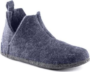 Birkenstock Andermatt Kids Pantoffels Dark Blue Narrow fit | Blauw | Wolvilt
