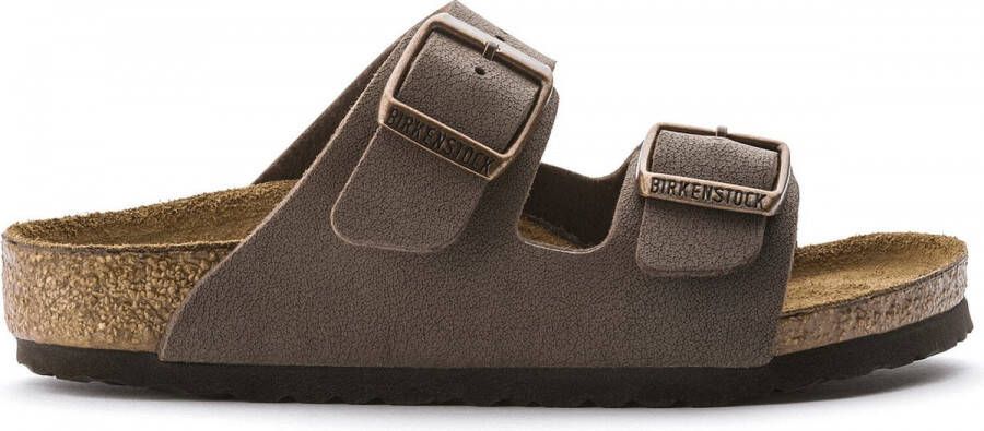 Birkenstock Arizona Kids Slippers Mocha Regular fit | Bruin | Imitatieleer - Foto 4
