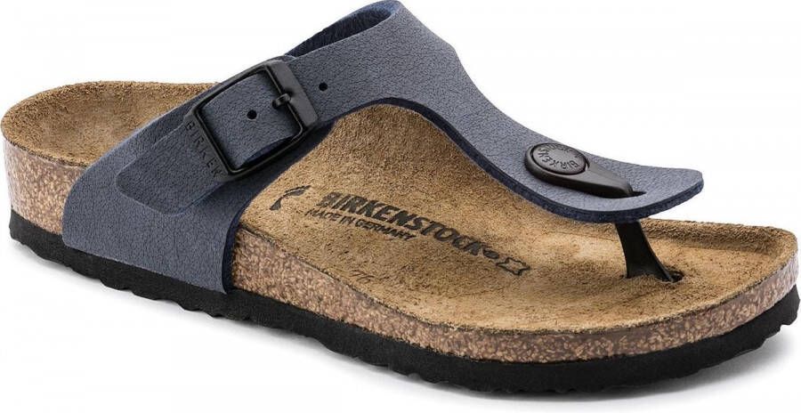 Birkenstock Jongens Slippers Gizeh Kids Blauw