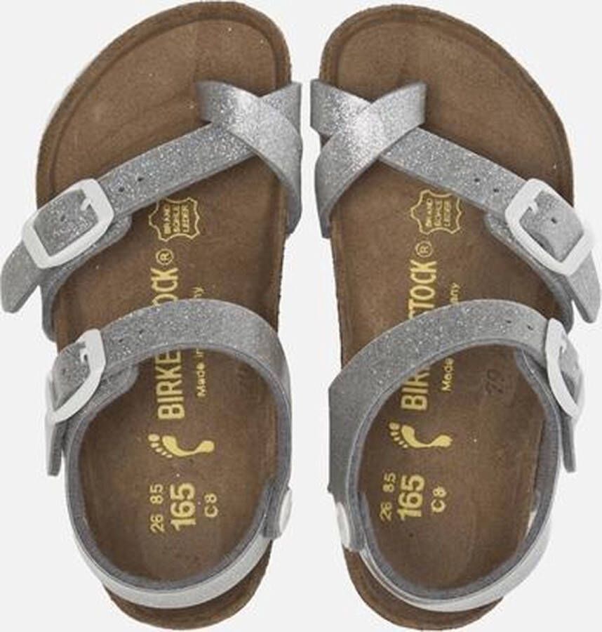 Hush Puppies Birkenstock Taormina Magic Galaxy sandalen zilver