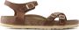Birkenstock Kumba Dames Sandalen Cognac Narrow fit | Cognac | Nubuck - Thumbnail 2