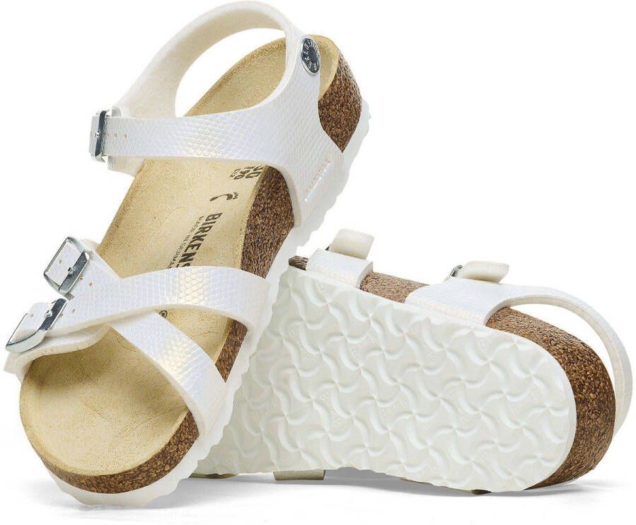 Birkenstock Kumba Kids Glanzende Hagedis Slippers Streetwear Kind