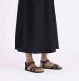 Birkenstock KUMBA SOFT FOOTBED NUBUK BLACK Dames slippers Zwart - Thumbnail 3