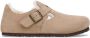 Birkenstock LONDON SHEARLING SUEDE LEATHER Dames pantoffelsHeren pantoffels Taupe - Thumbnail 2