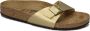 BIRKENSTOCK Slippers Madrid Maat: 35 Materiaal: Leatherlook Kleur: Goud - Thumbnail 3