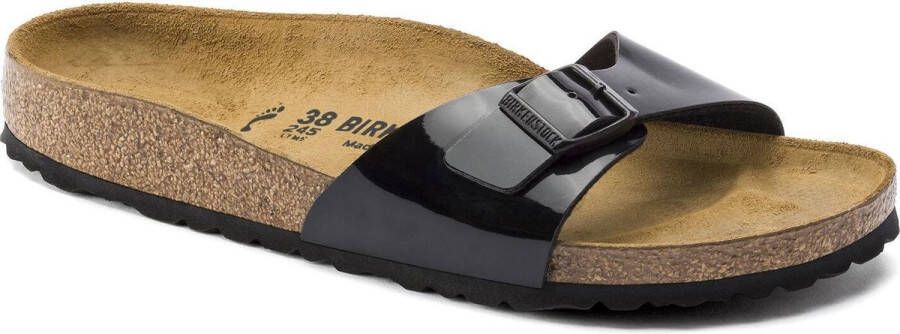Birkenstock Madrid BF Lack Narrow Dames Slippers Black