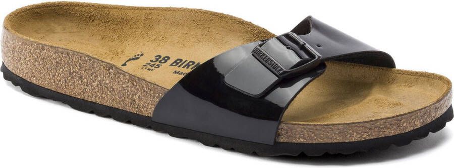 Birkenstock Madrid BF Lack Narrow Dames Slippers Black
