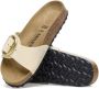 BIRKENSTOCK Slippers Dames Madrid Big Buckle Dames Maat: 40 Materiaal: Leer Kleur: Wit - Thumbnail 2