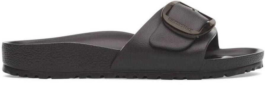 Birkenstock Madrid Big Buckle EVA Slippers Zwart Narrow Fit Unisex
