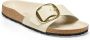 Birkenstock Madrid Big Buckle Natural Leather Patent Narrow - Thumbnail 1
