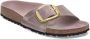 Birkenstock Madrid Big Buckle Natural Leather Oiled Narrow - Thumbnail 1